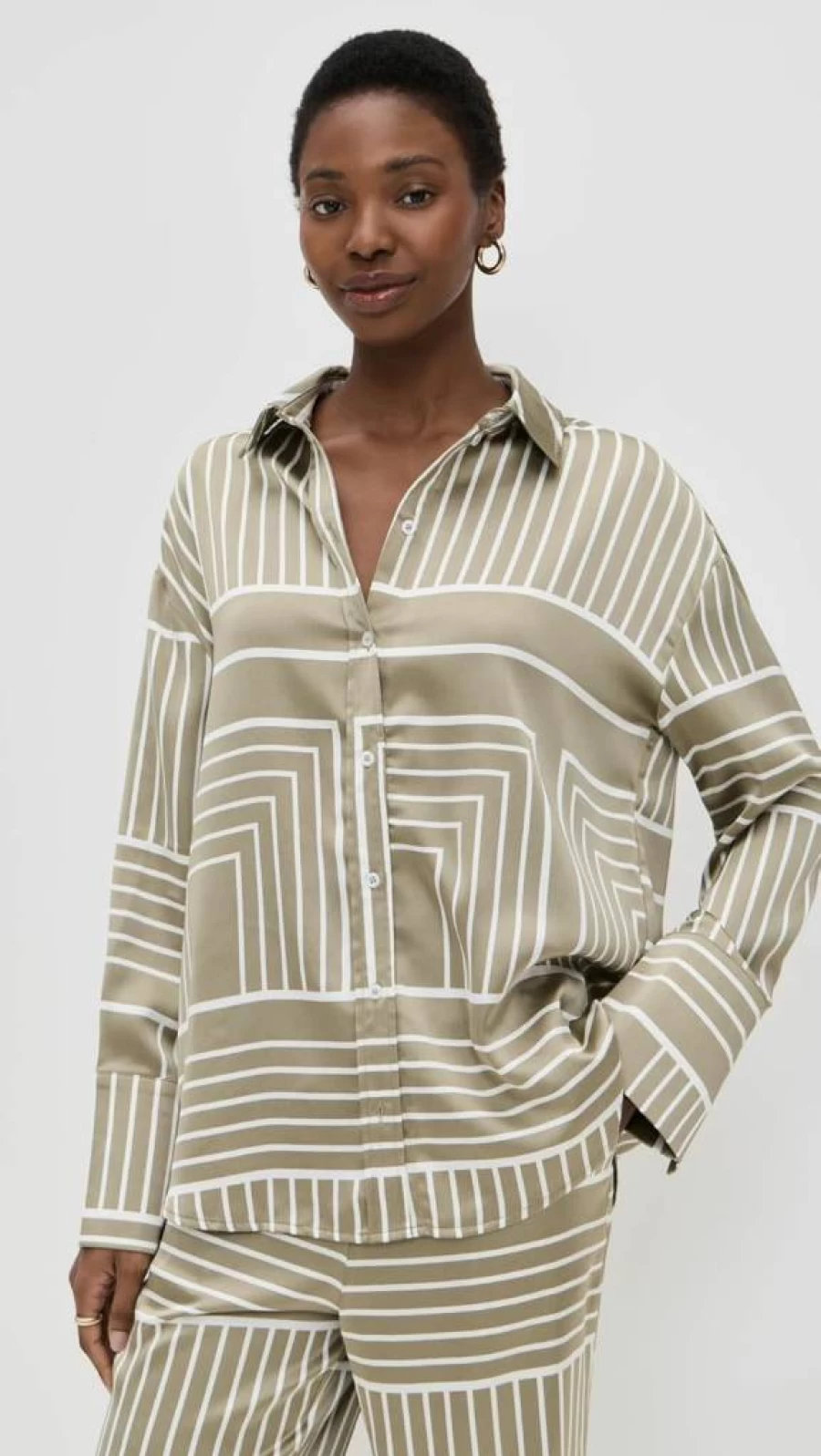 4TH & RECKLESS Women's Amira Shirt | Stylish Casual Button-Down Top for Women