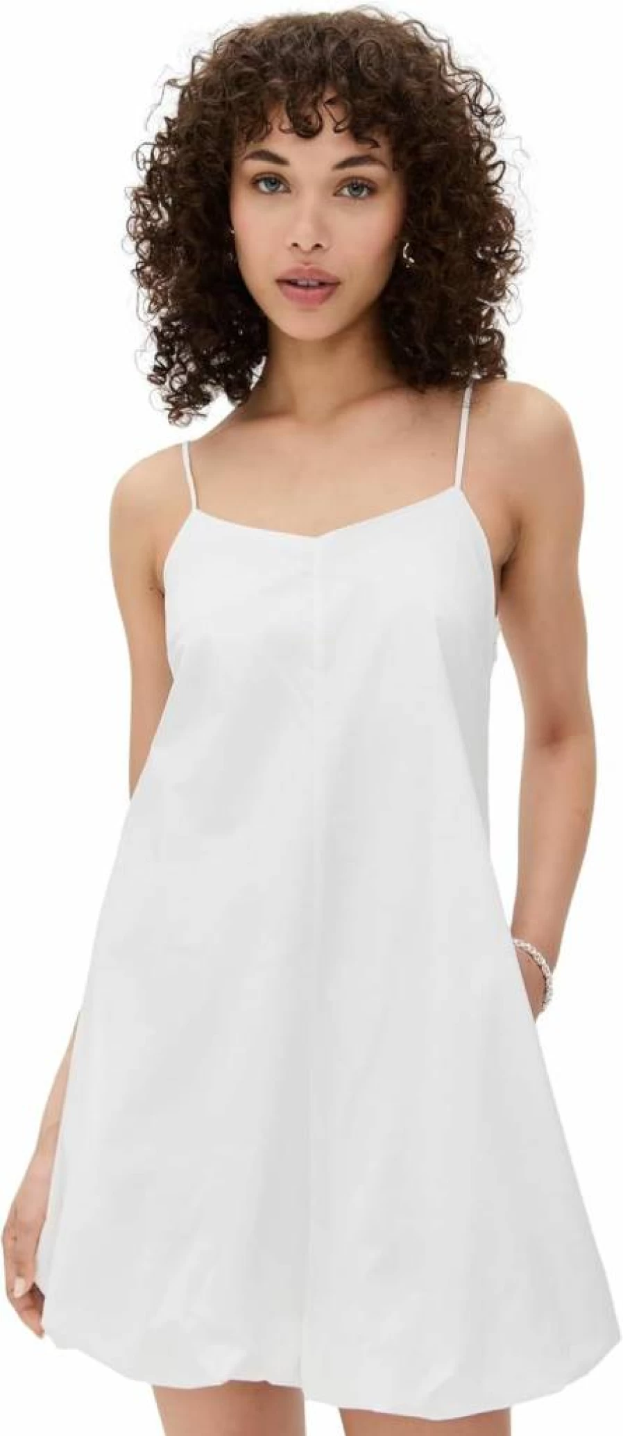 Rails Women's Blanca Bubble Hem Dress - Elegant White Summer Dress by Rails