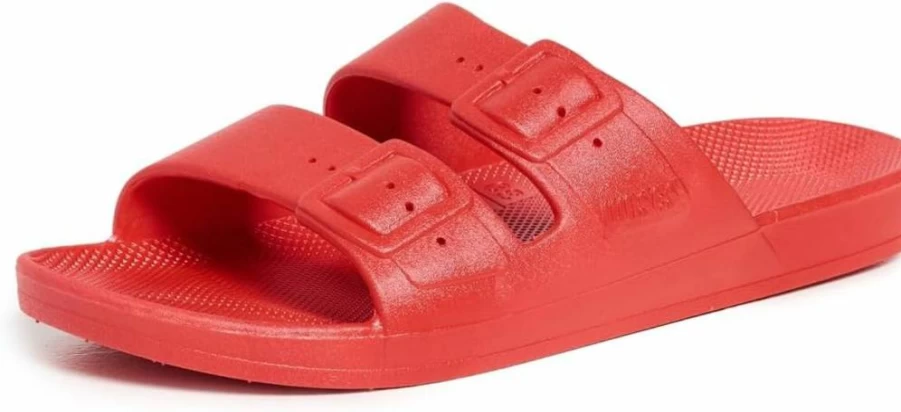 Freedom Moses Women's Two-Band Slide Sandals | Comfortable & Stylish Summer Footwear