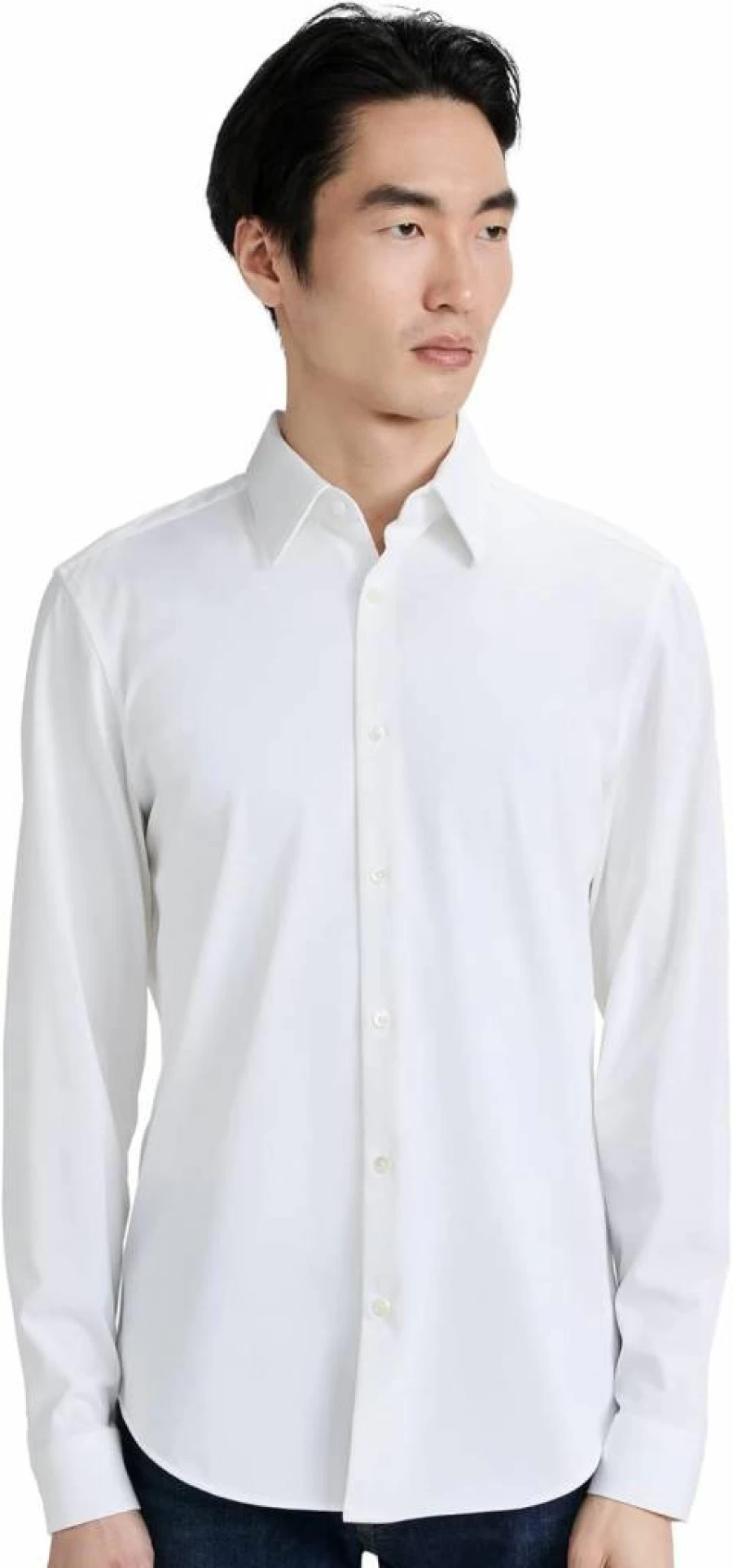 Theory Men's Sylvain Structured Knit Shirt - Premium Slim Fit Casual Top