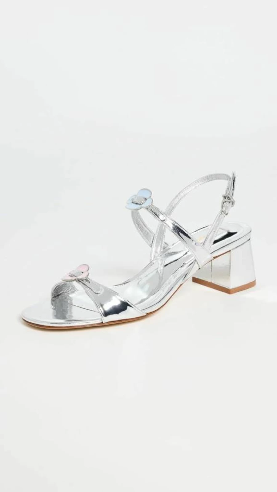 Larroude Women's Tinx Block Heel Sandals – Stylish Comfortable Chunky Heel Summer Shoes