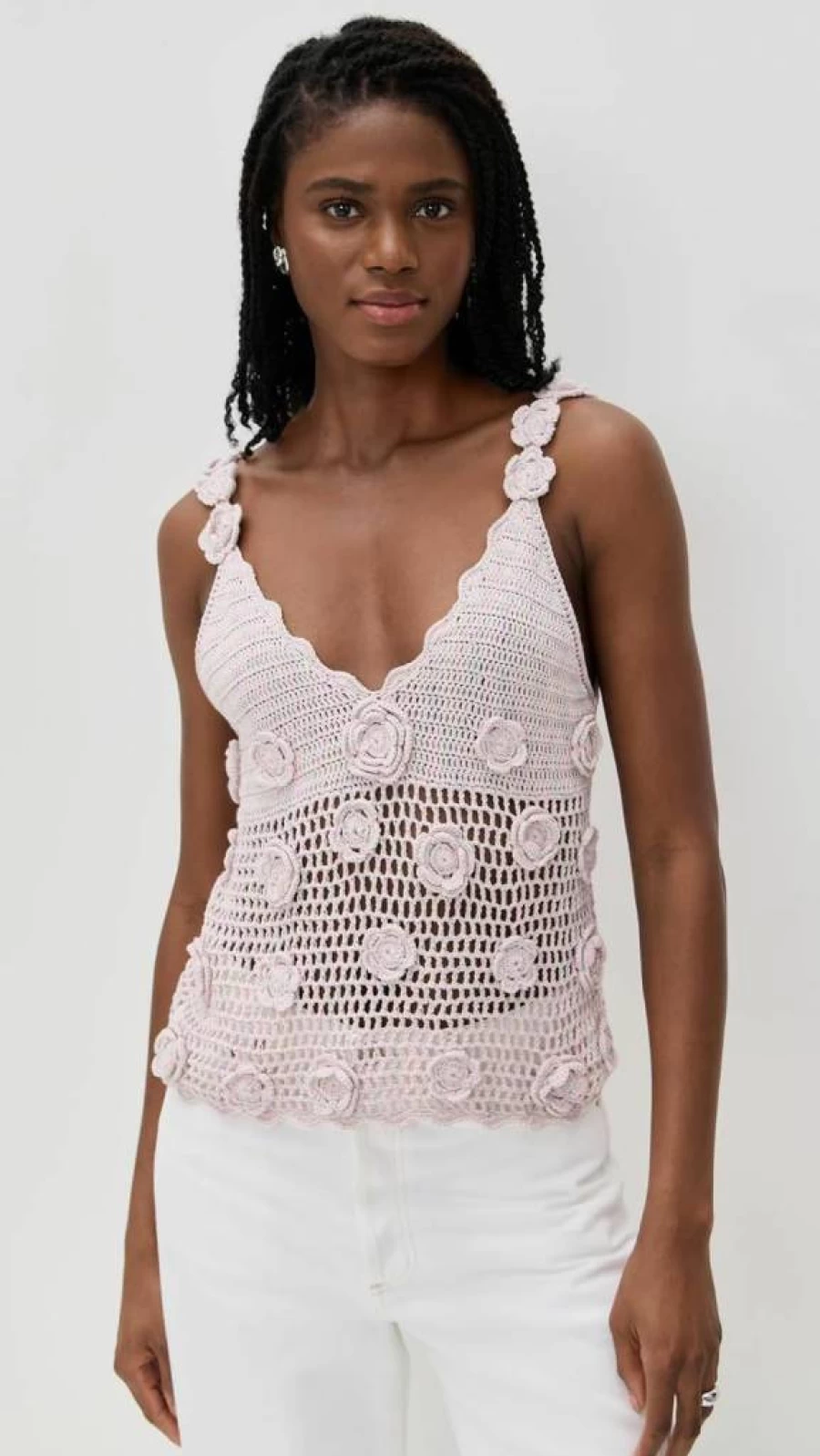 BLANKNYC Women's Twinkle Toes Blouse - Sparkly Embellished Top for Women