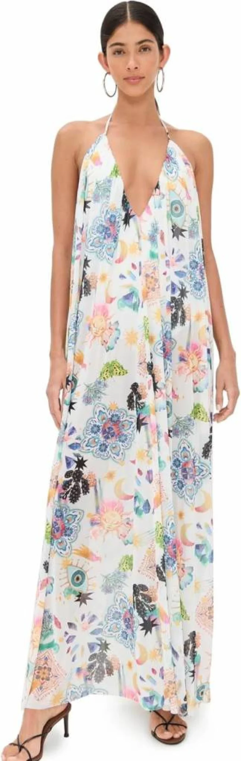 AFRM Women's Mist Flowy Summer Dress - Lightweight Boho Chic Maxi Dress for Women