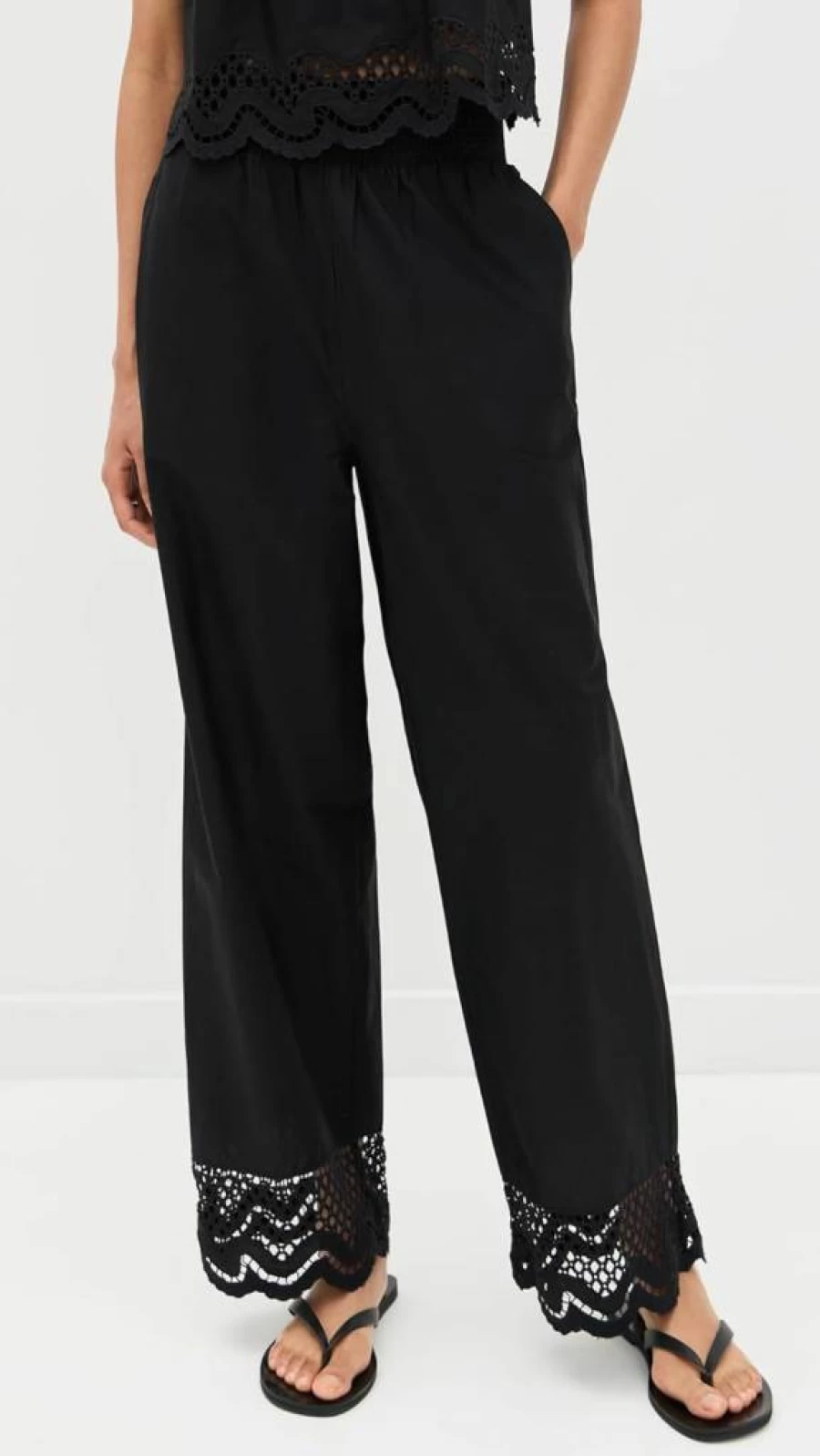 Rails Women's Henrik High-Waisted Slim-Fit Pants - Comfortable Stretch Denim Trousers