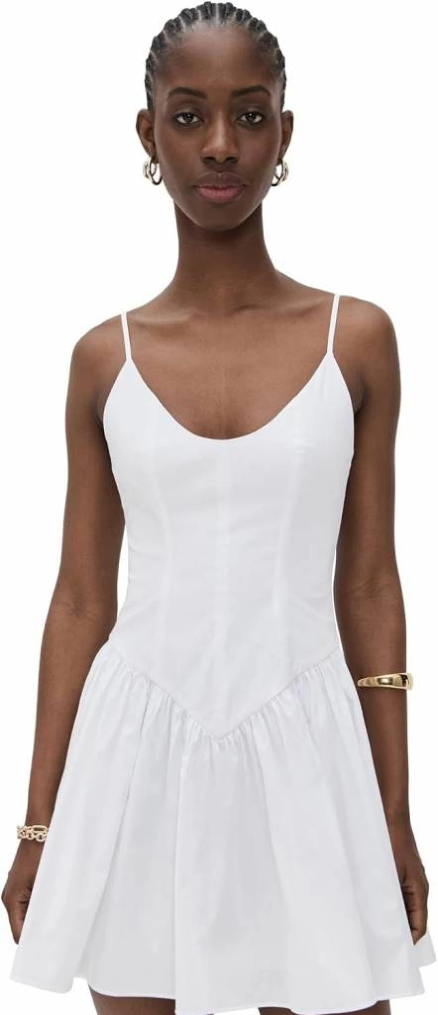 STAUD Mini Dena Dress for Women - Elegant Short Dress by STAUD