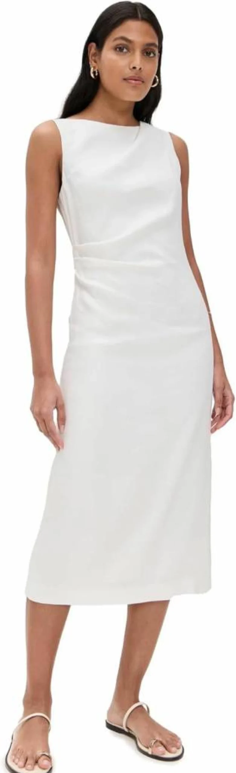Theory Women's Elegant Shoulder Drape Wrap Dress - Classic Office Wear