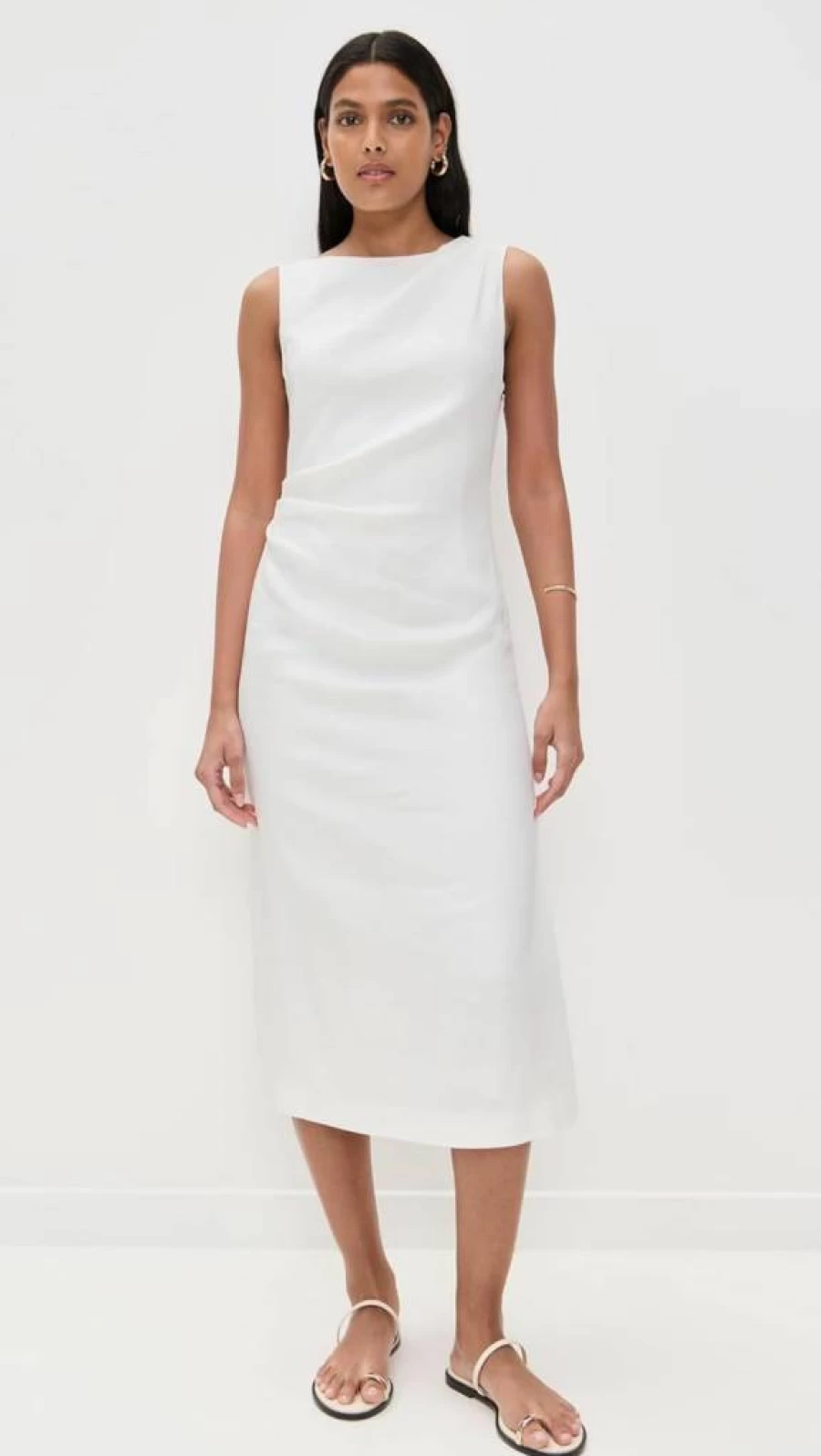 Theory Women's Elegant Shoulder Drape Wrap Dress - Classic Office Wear
