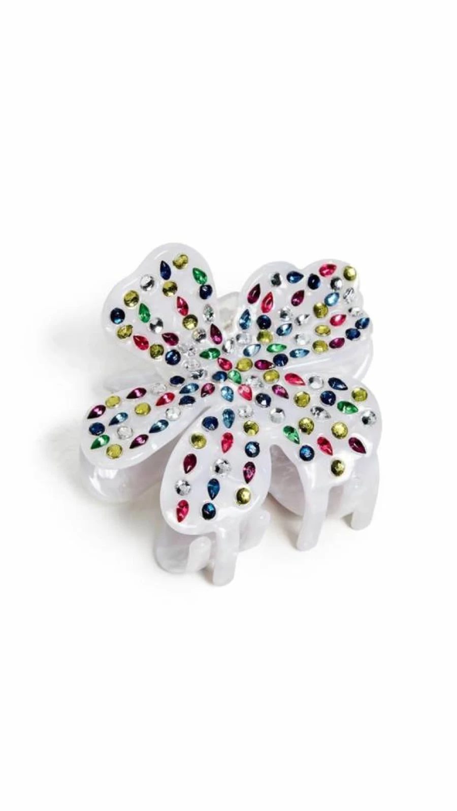 Lele Sadoughi Women's Lily Claw Clip Hair Accessory - Rainbow Mop Design, One Size