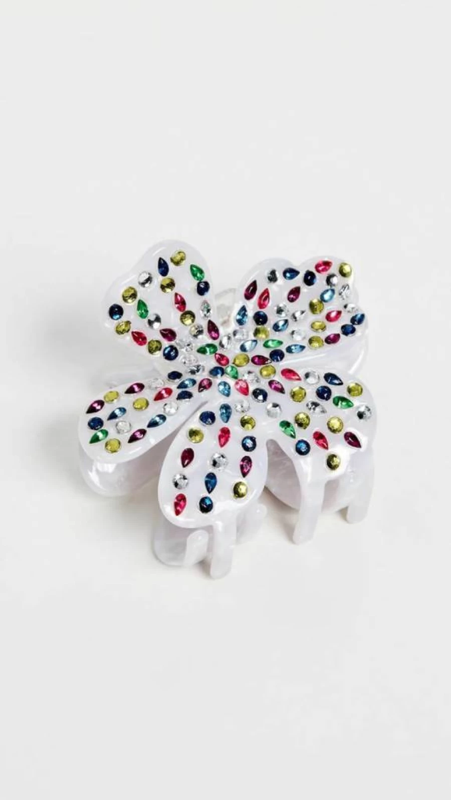 Lele Sadoughi Women's Lily Claw Clip Hair Accessory - Rainbow Mop Design, One Size