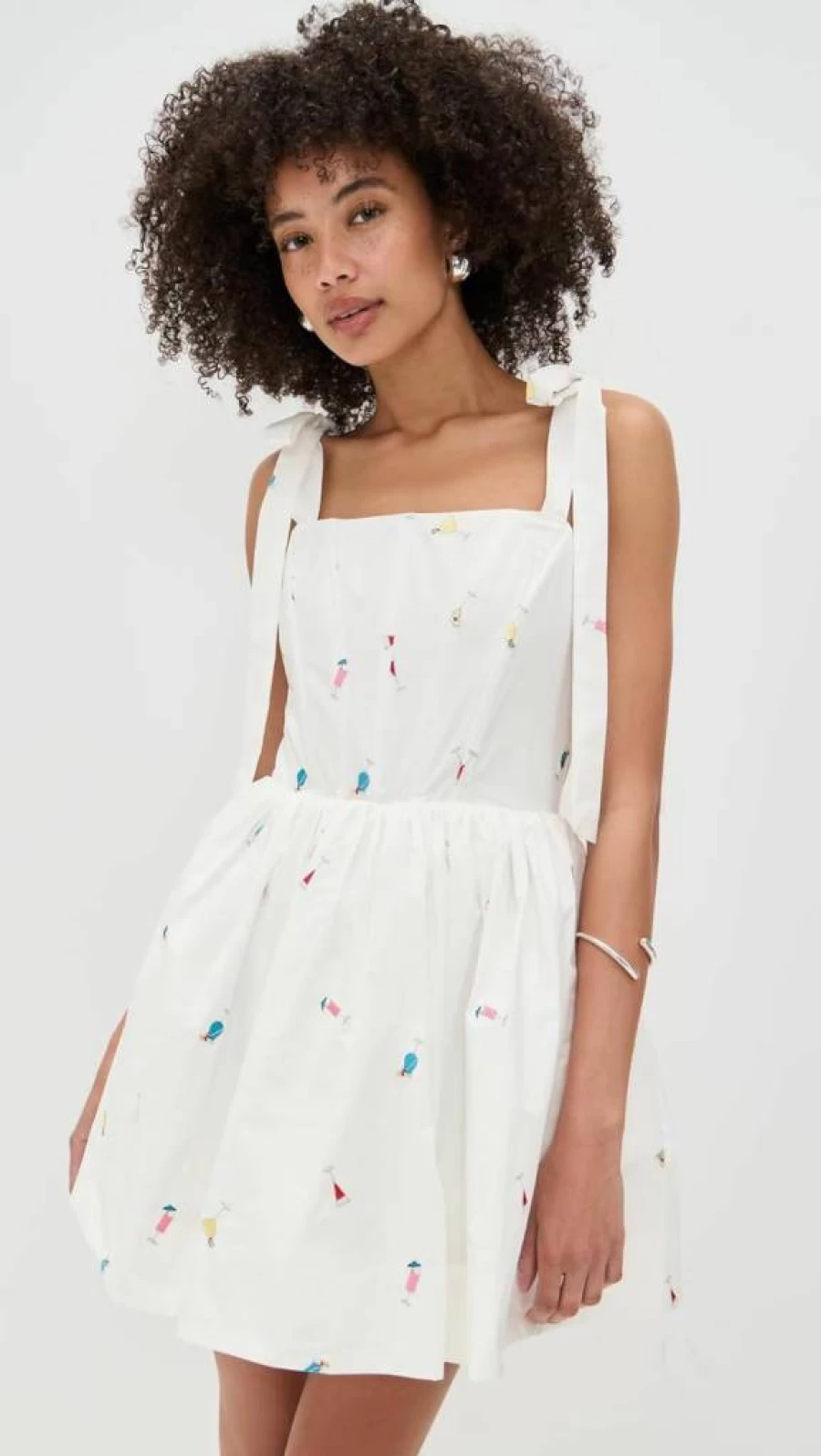En Saison Women's Nellie Mini Dress - Summer Floral Short Sleeve Casual Outfit