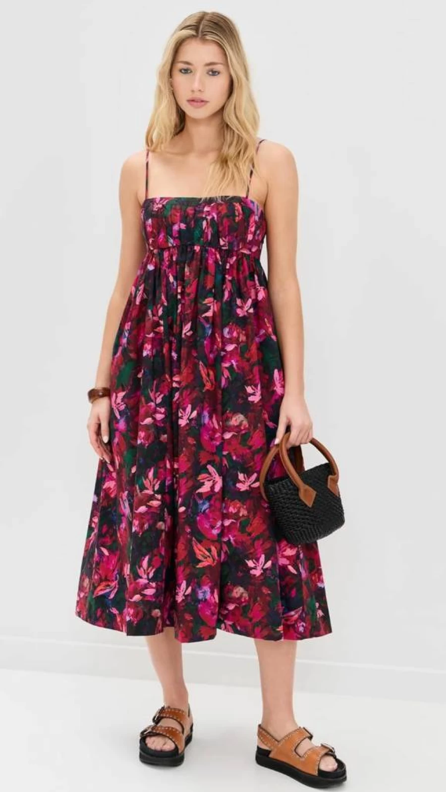 Ulla Johnson Lucille Women's Dress - Floral Printed Bohemian Maxi Dress for Women