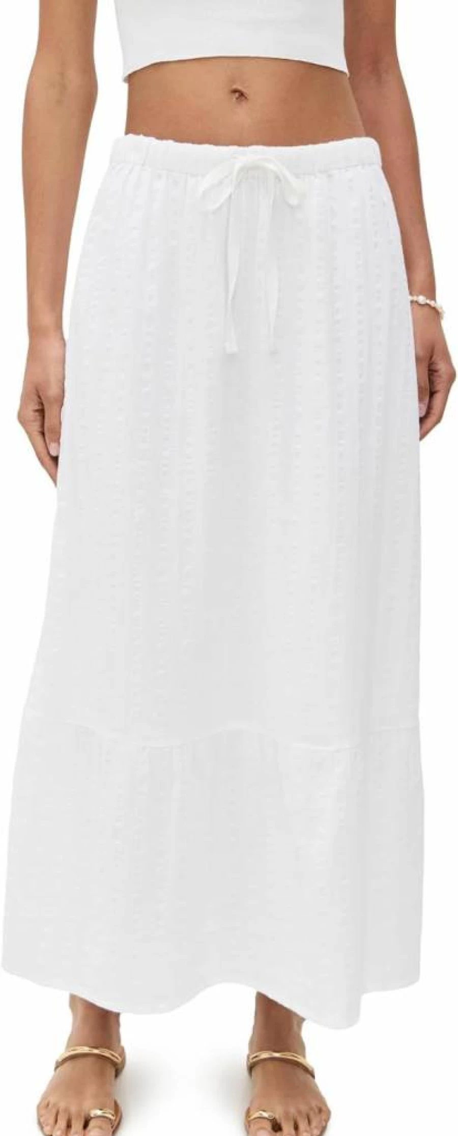 Faherty Women's Dune Cotton Gauze Reese Skirt - Lightweight Summer Beach Skirt