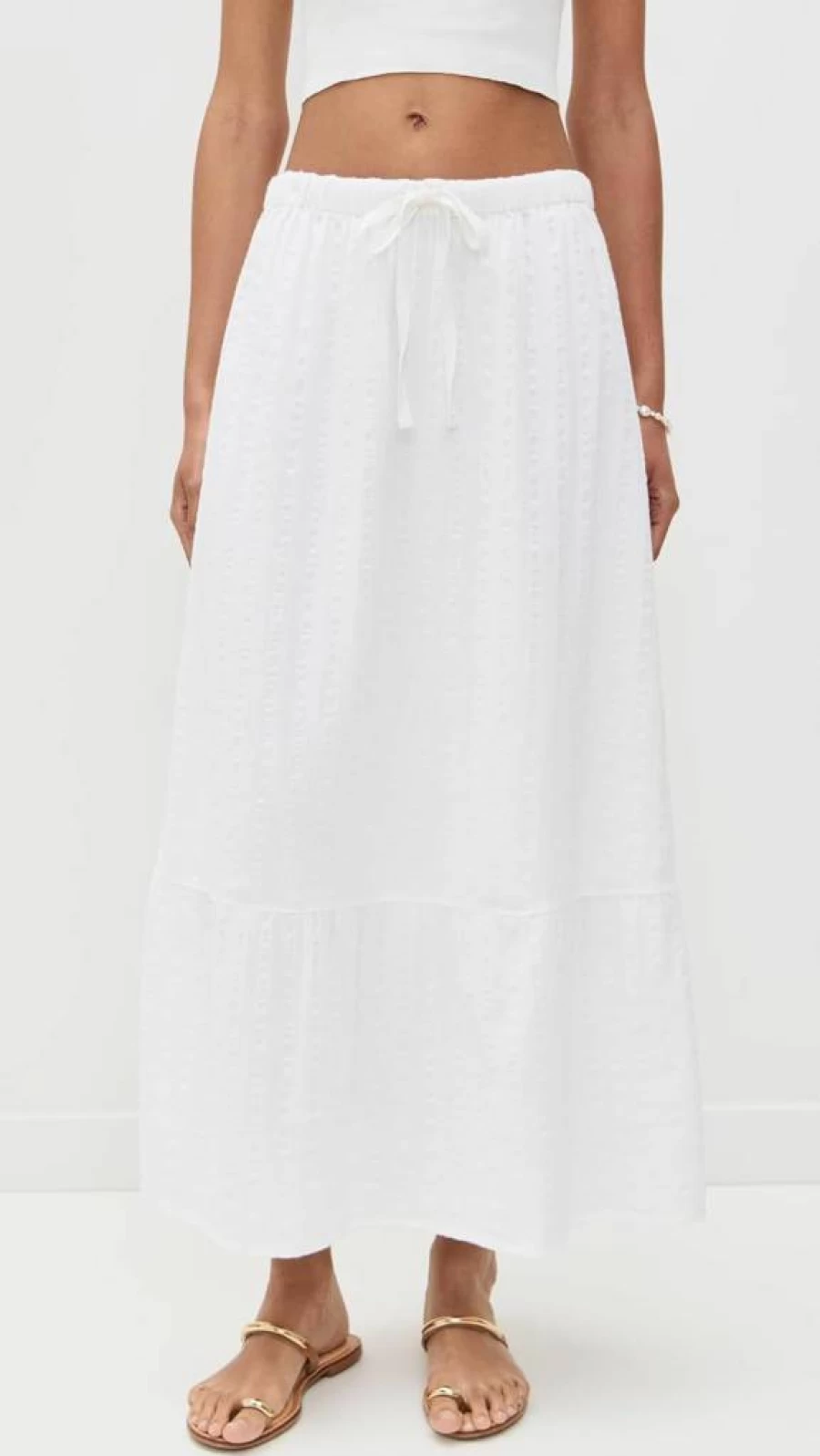 Faherty Women's Dune Cotton Gauze Reese Skirt - Lightweight Summer Beach Skirt