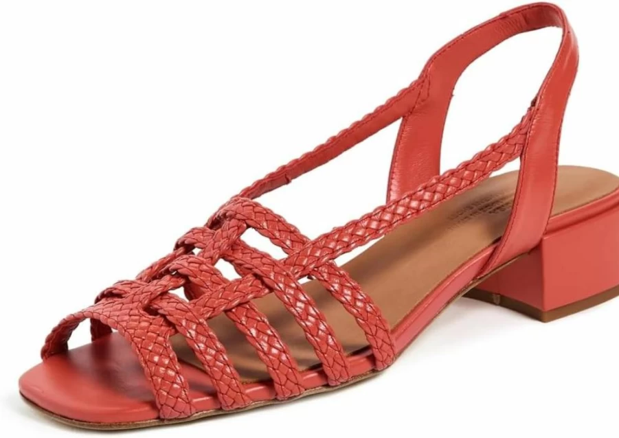 Naguisa Women's Ima Woven Sandals | Handmade Leather Slide Sandals for Women
