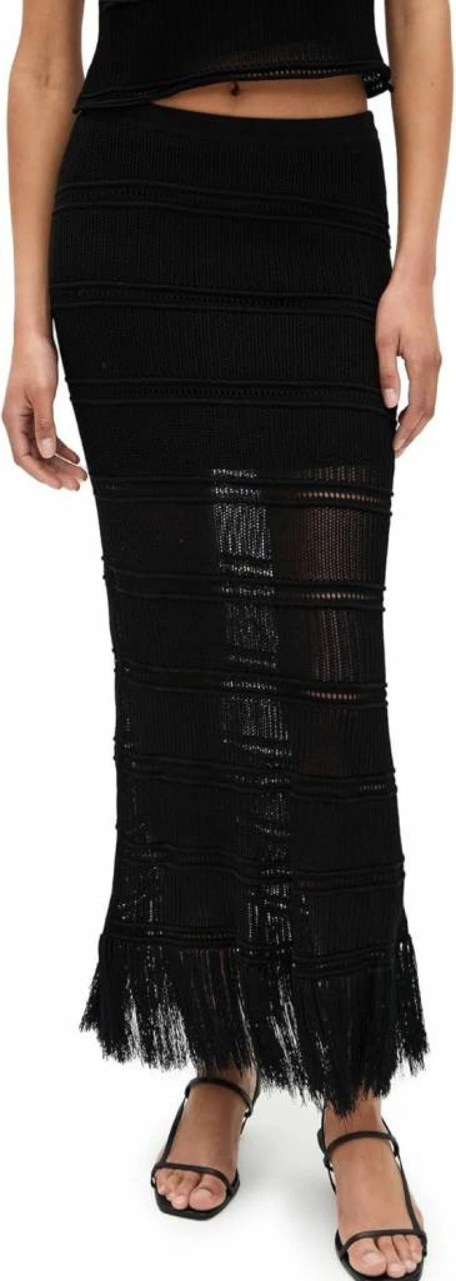 Z SUPPLY Women's Flynn Crochet Skirt - Boho Chic Handmade Crocheted Mini Skirt