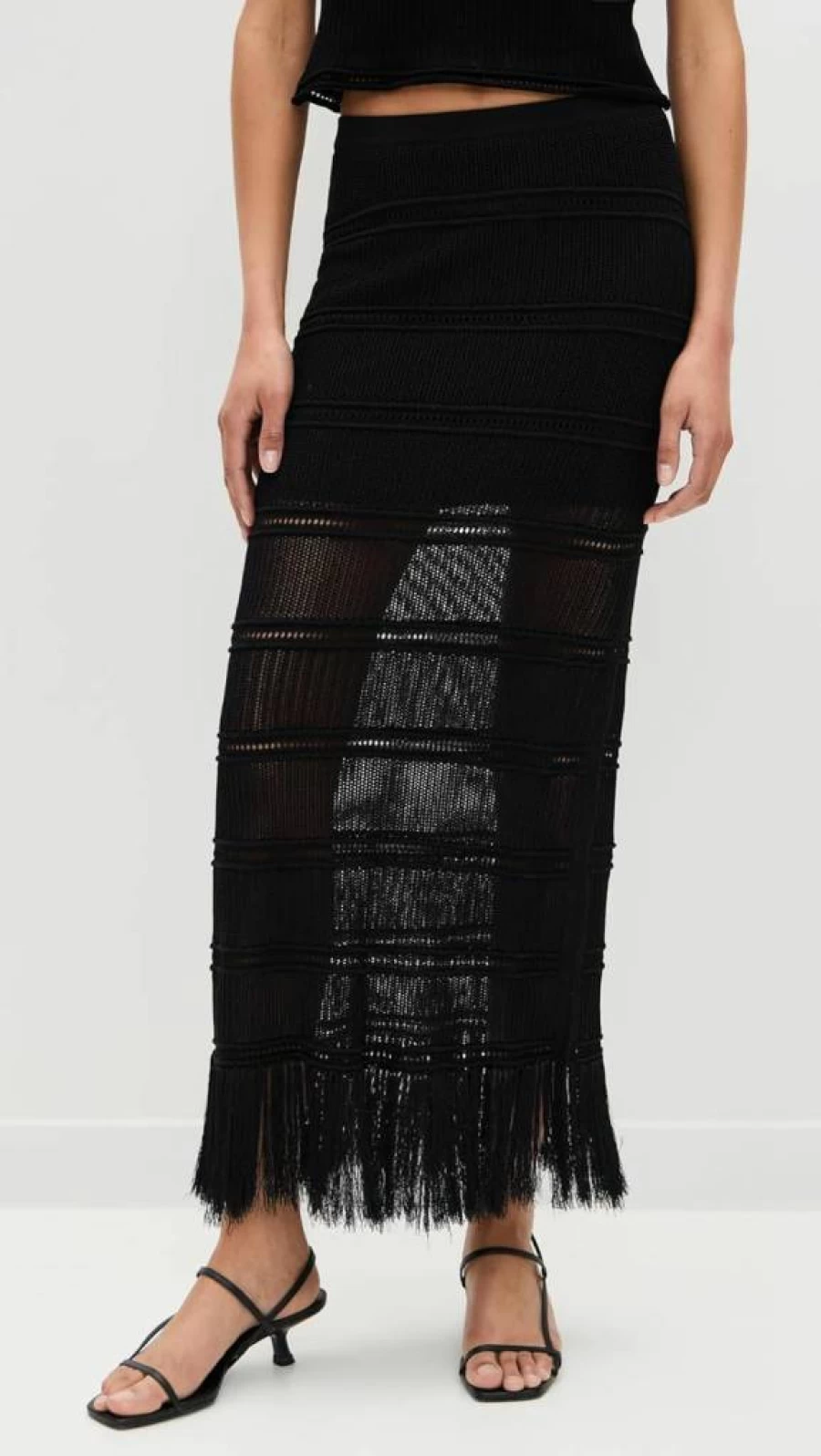 Z SUPPLY Women's Flynn Crochet Skirt - Boho Chic Handmade Crocheted Mini Skirt