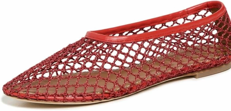 STAUD Alba Women's Ballet Flats | Comfortable & Stylish Leather Shoes
