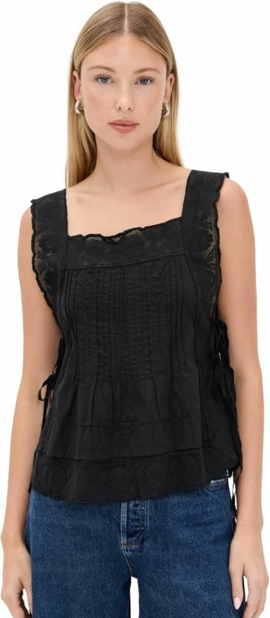 THE GREAT Women's Lace Cami Top - The Attic Collection