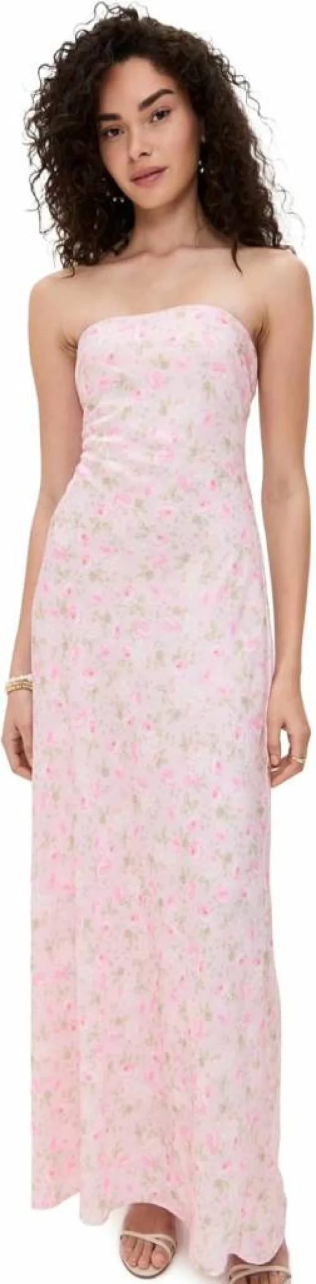 For Love & Lemons Women's Carla Floral Maxi Dress - Boho Chic Long Summer Dress