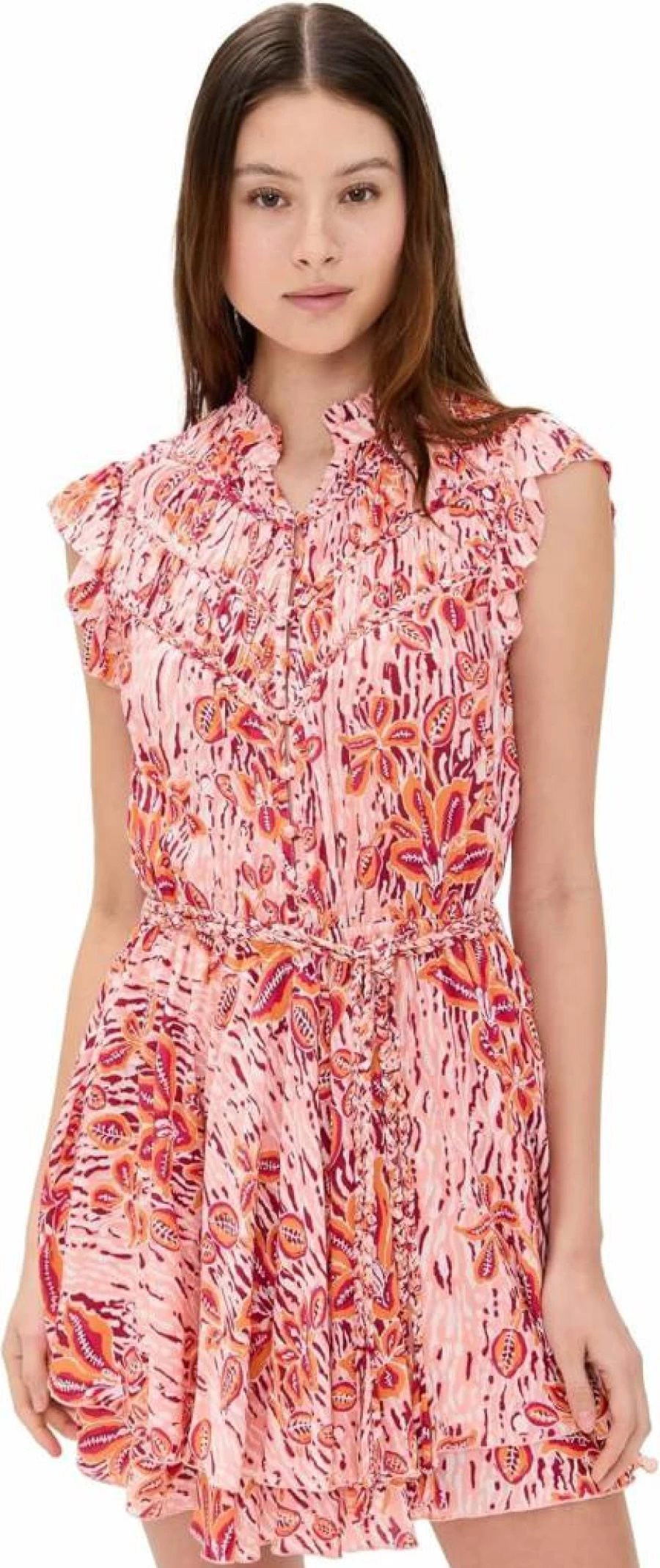 Poupette St Barth Women's Callie V Mini Dress - Summer Beach Chic Style