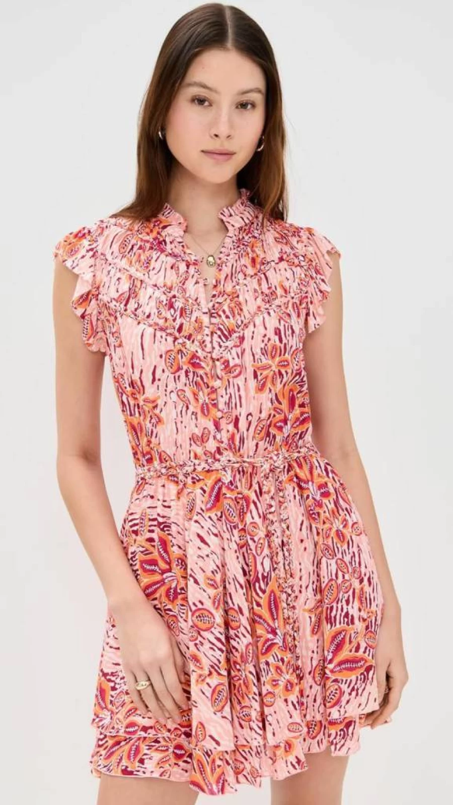 Poupette St Barth Women's Callie V Mini Dress - Summer Beach Chic Style
