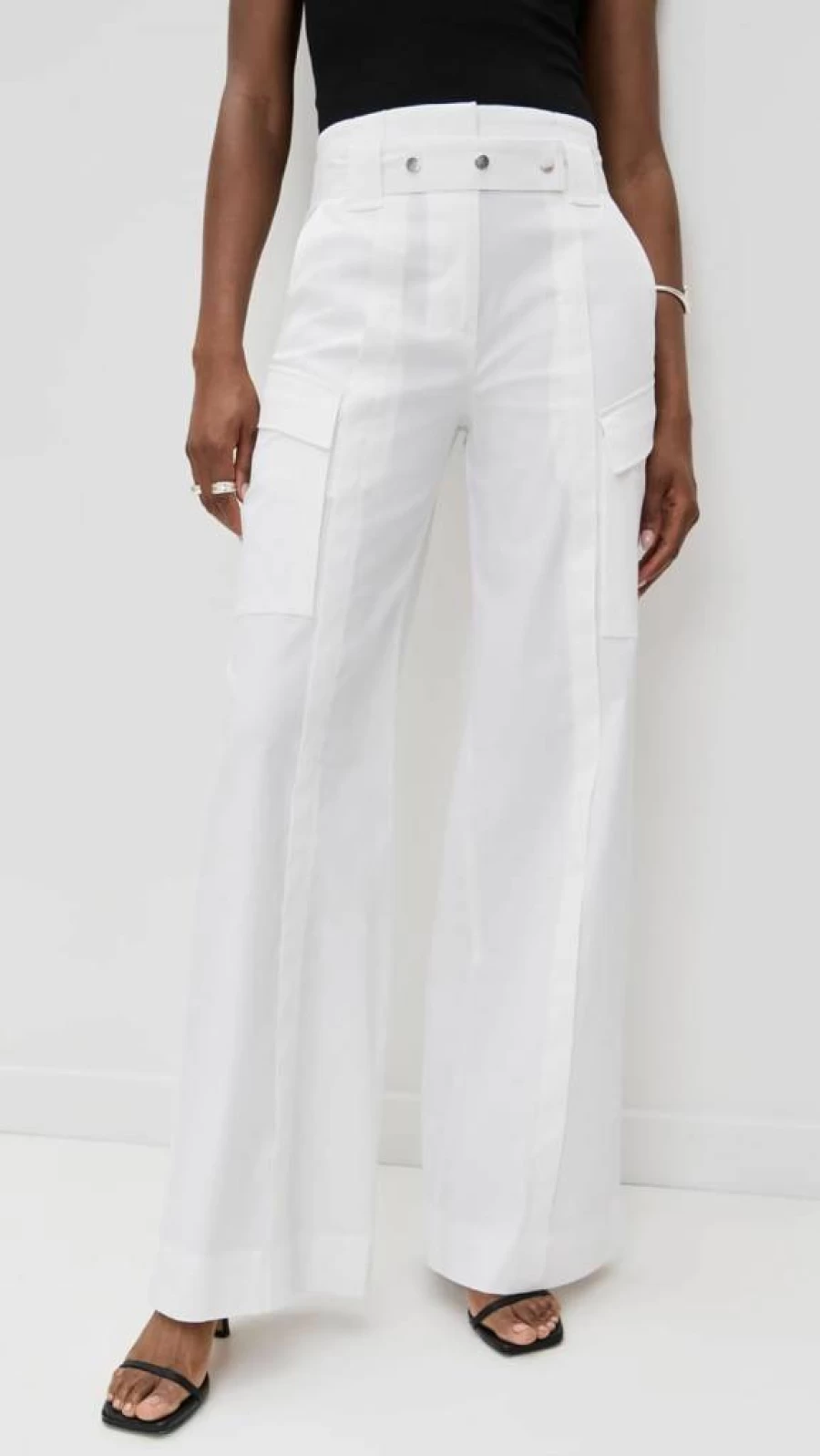 IRO Women's Melania High-Waisted Wide-Leg Pants - Elegant Casual Trousers for Women