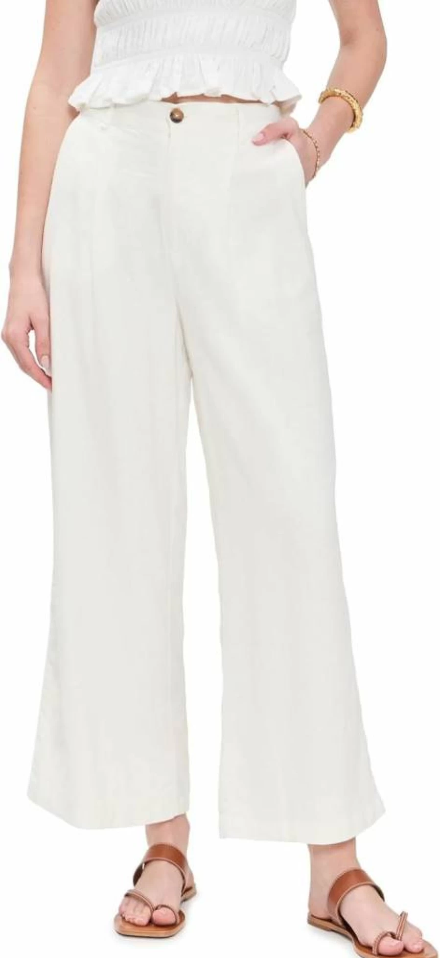 Z SUPPLY Women's Topanga Linen Pants - Comfortable & Breathable High-Waisted Loungewear