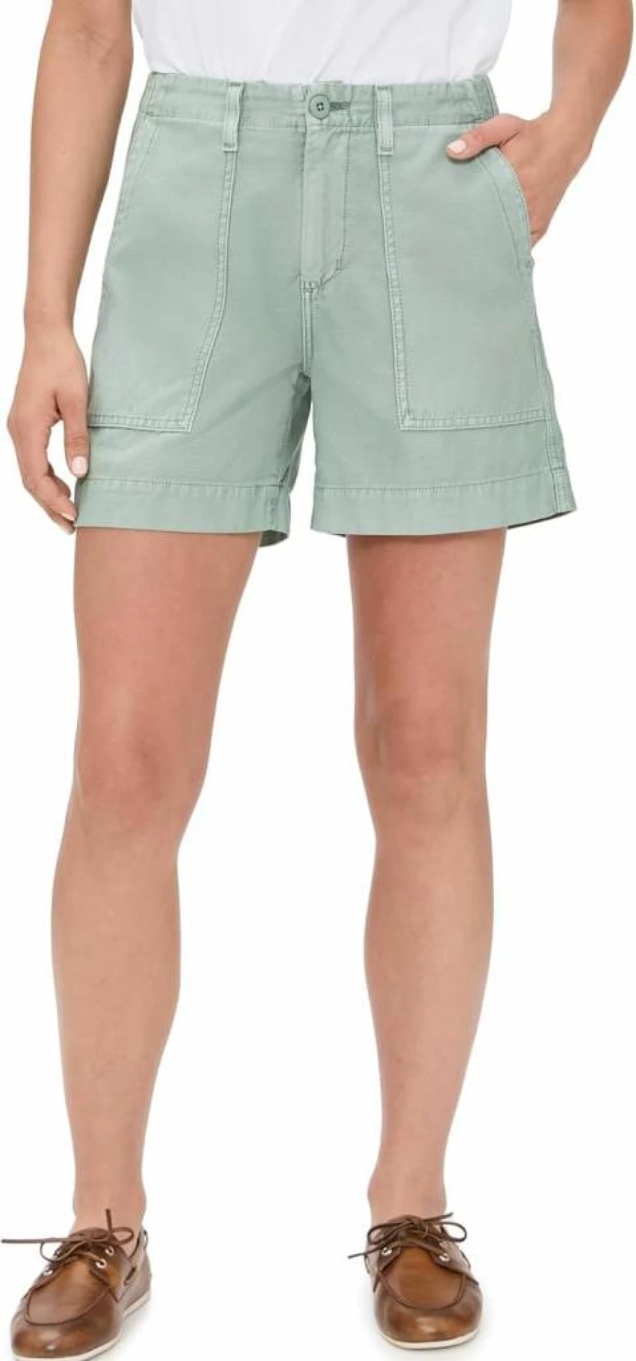 AG Adriano Goldschmied Women's Rosa High-Waisted Denim Shorts