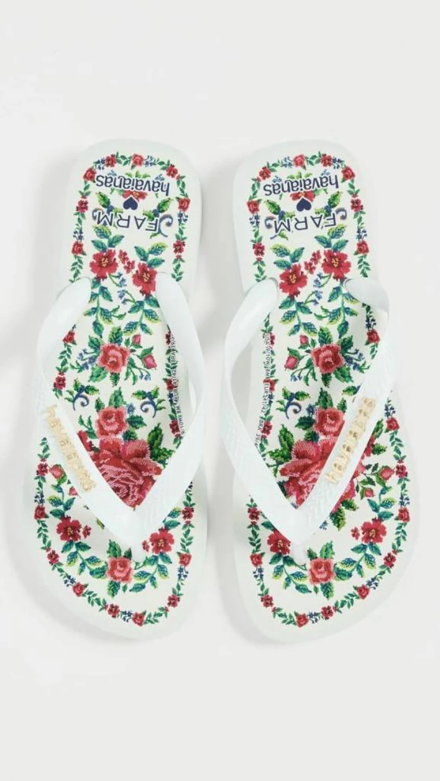 Havaianas Women's X Farm Rio Floral Print Flip Flops - Colorful Summer Sandals
