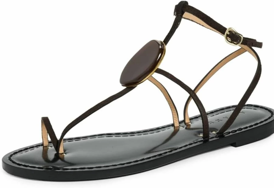 Amanu Women's Cairo Sandals | Comfortable & Stylish Leather Slide Sandals for Women