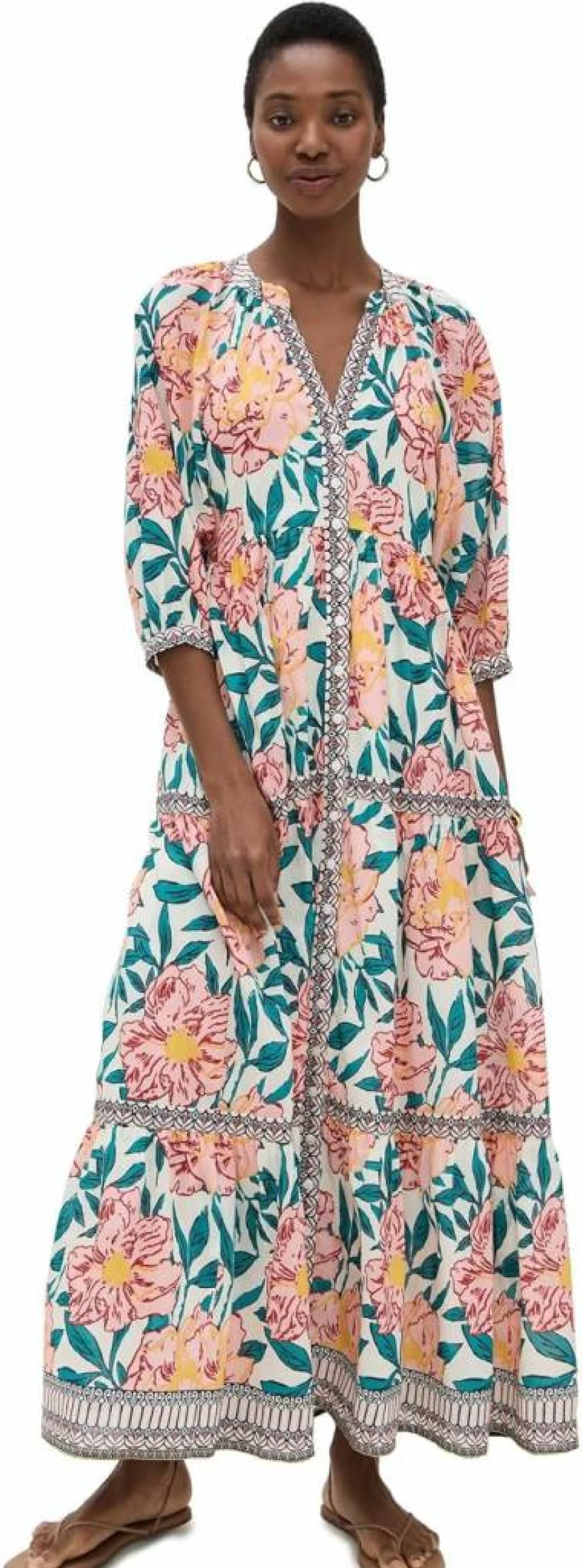 BELL Women's Clara Maxi Dress - Elegant Long Flowy Summer Dress for Women