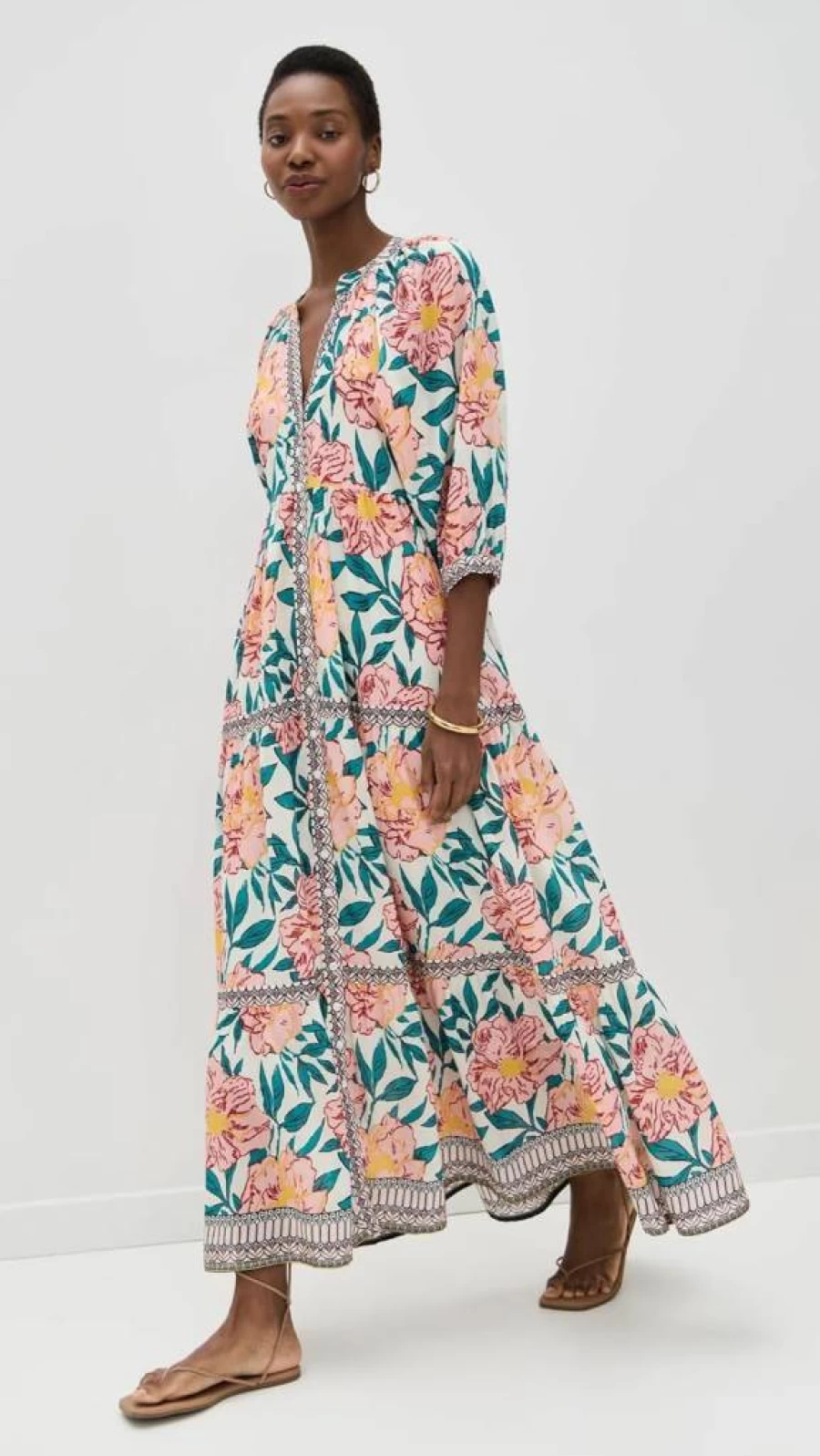 BELL Women's Clara Maxi Dress - Elegant Long Flowy Summer Dress for Women