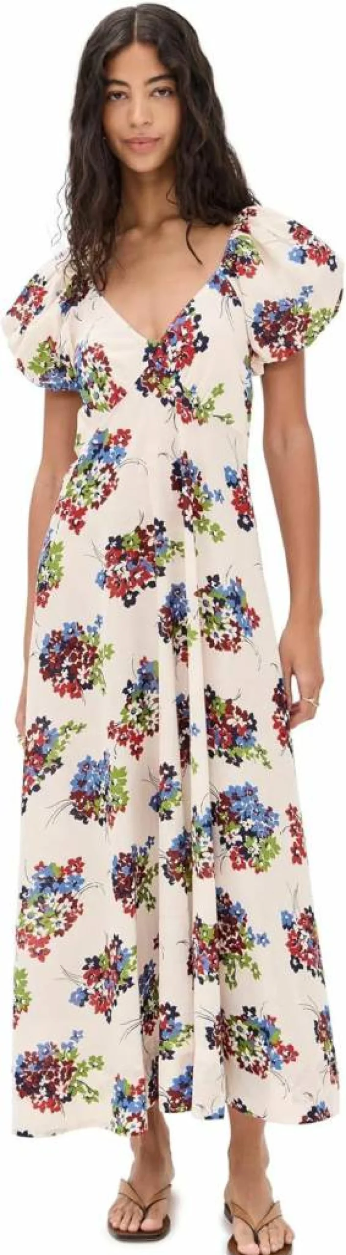 THE GREAT Women's Eden Dress - Elegant Flowy Boho Chic Maxi Dress