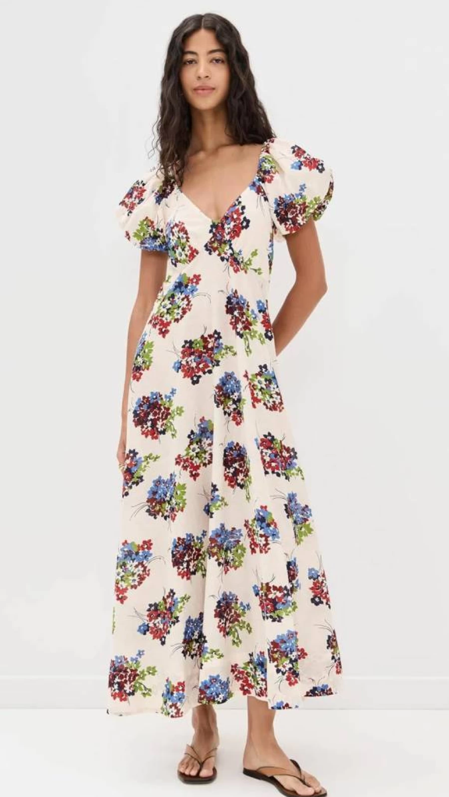 THE GREAT Women's Eden Dress - Elegant Flowy Boho Chic Maxi Dress