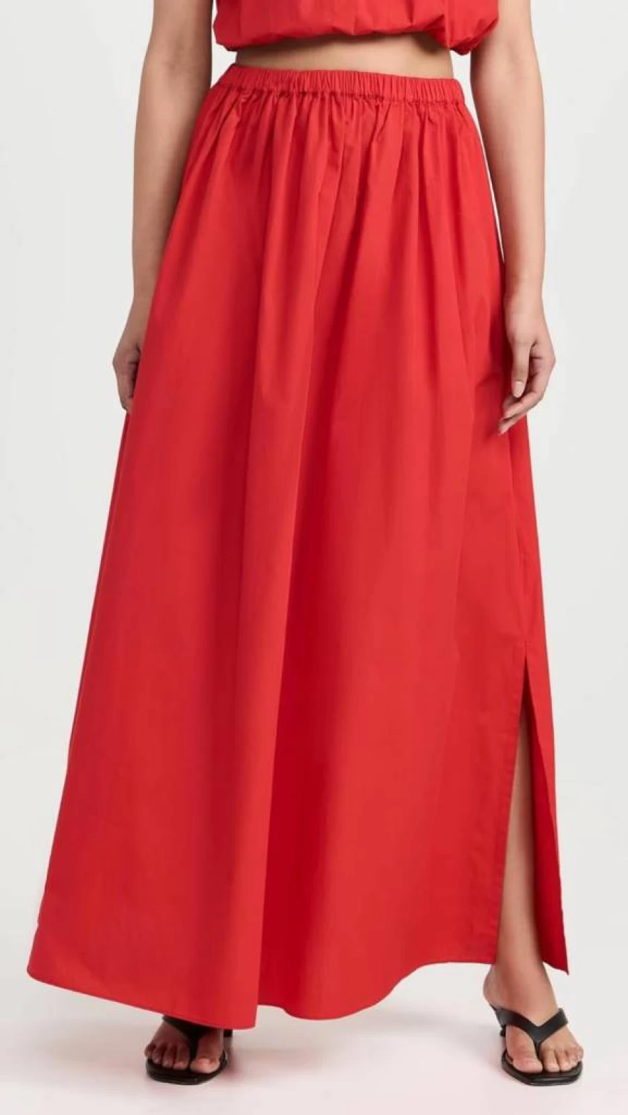 Playa Lucila Women's Flowy Maxi Skirt - Elegant Long Boho Skirt for Summer