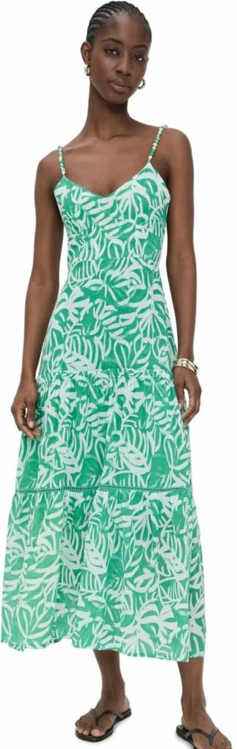 Ro's Garden Women's Brittany Floral Midi Dress - Summer Boho Vintage Style