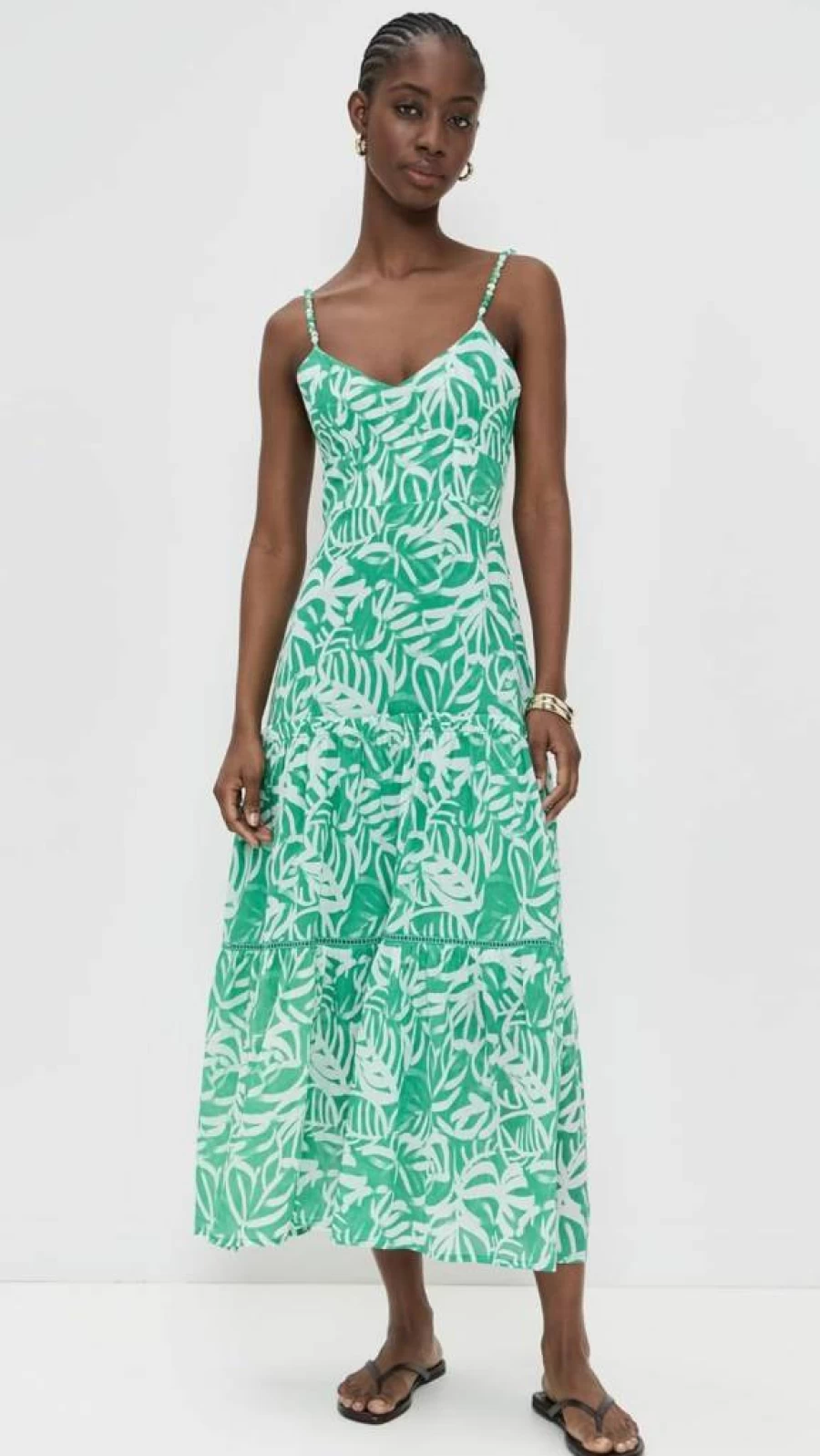 Ro's Garden Women's Brittany Floral Midi Dress - Summer Boho Vintage Style