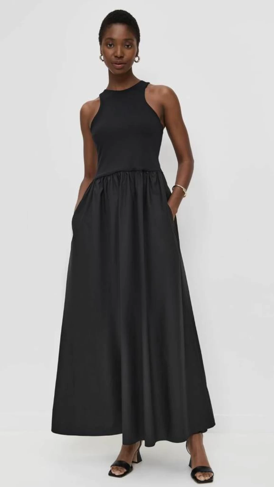 Susana Monaco Women's Floral Knit Racerback Maxi Dress - Elegant Summer Casual Long Dress