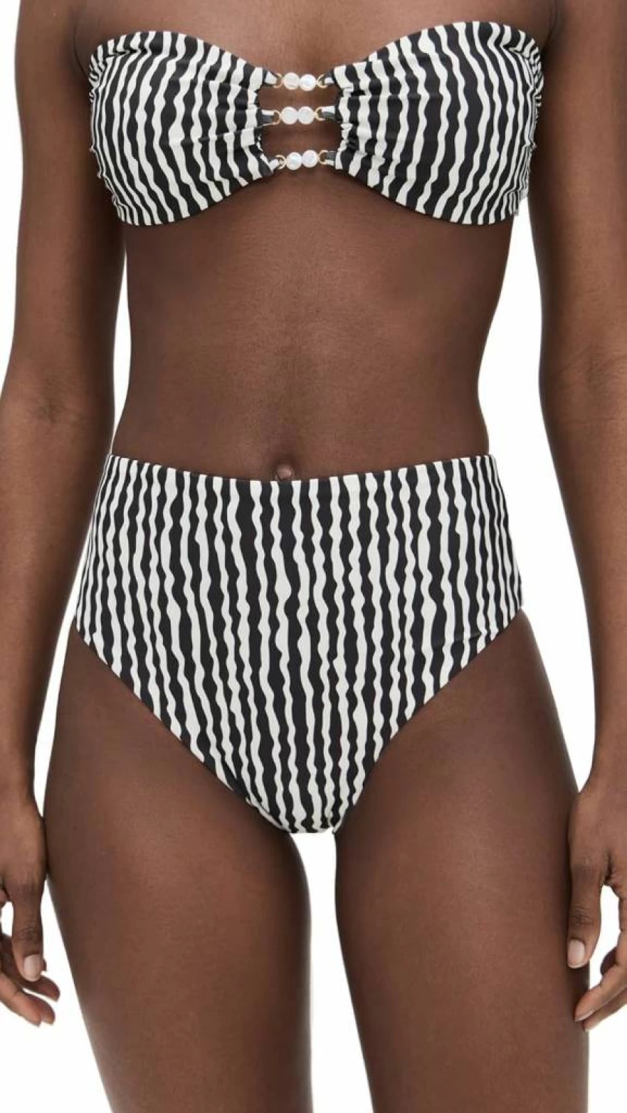 PALMACEA Women's SUA High-Waisted Bikini Bottoms - Comfortable Swimwear for Beach & Pool