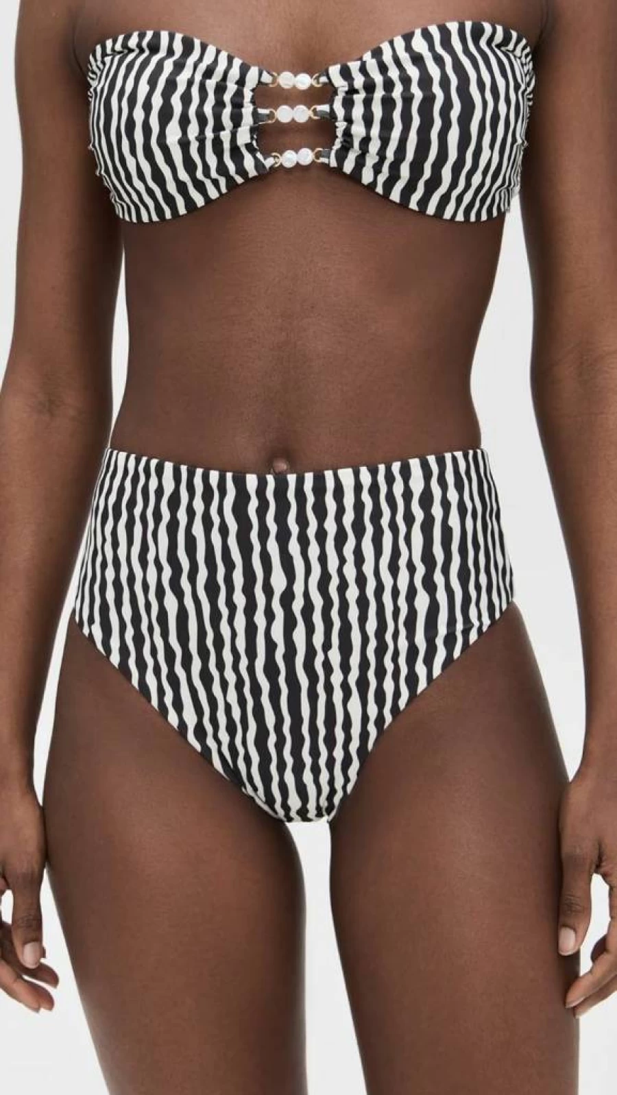 PALMACEA Women's SUA High-Waisted Bikini Bottoms - Comfortable Swimwear for Beach & Pool