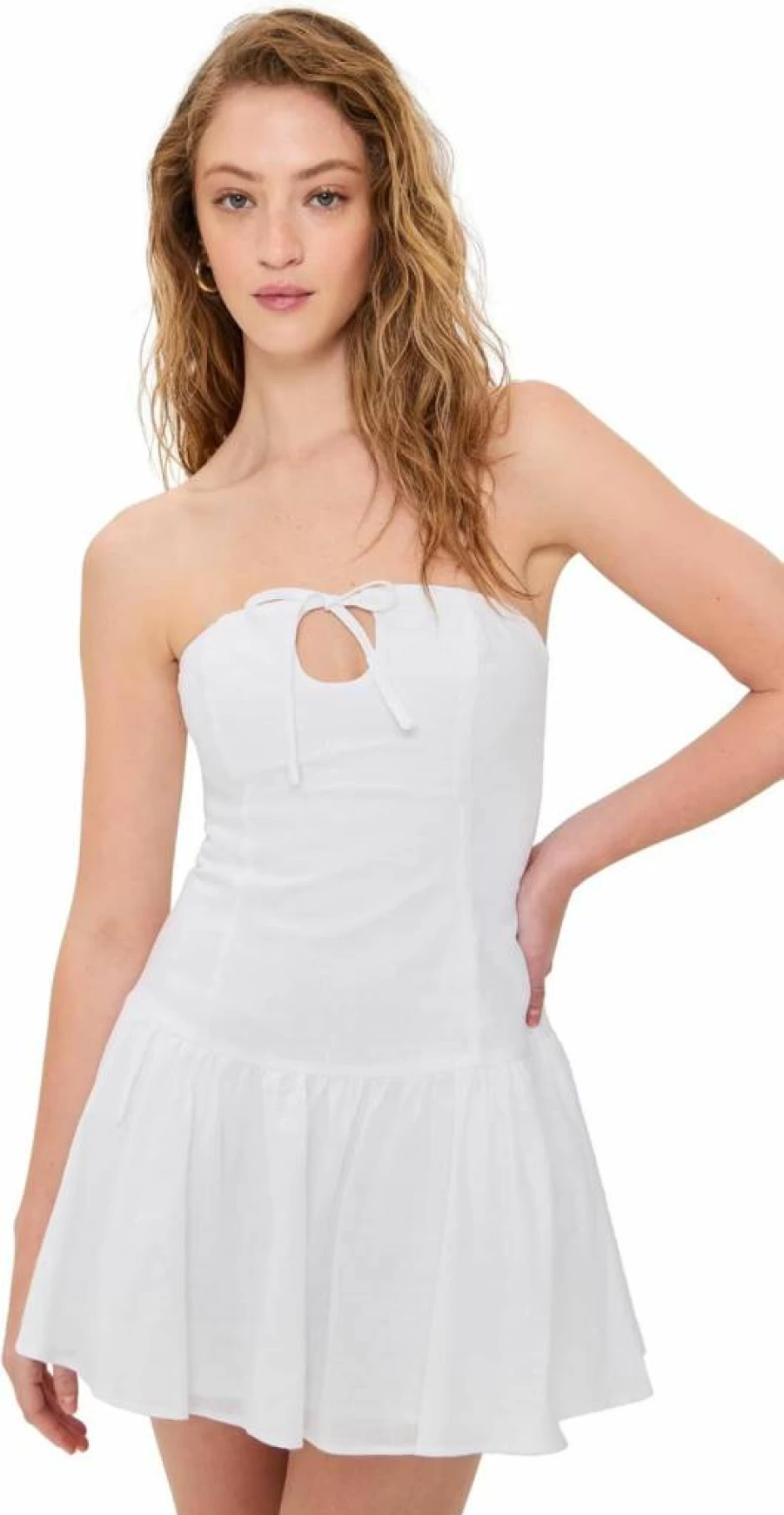 Seven Wonders Women's Bronwyn Mini Dress - Elegant Casual Short Sleeve Party Wear