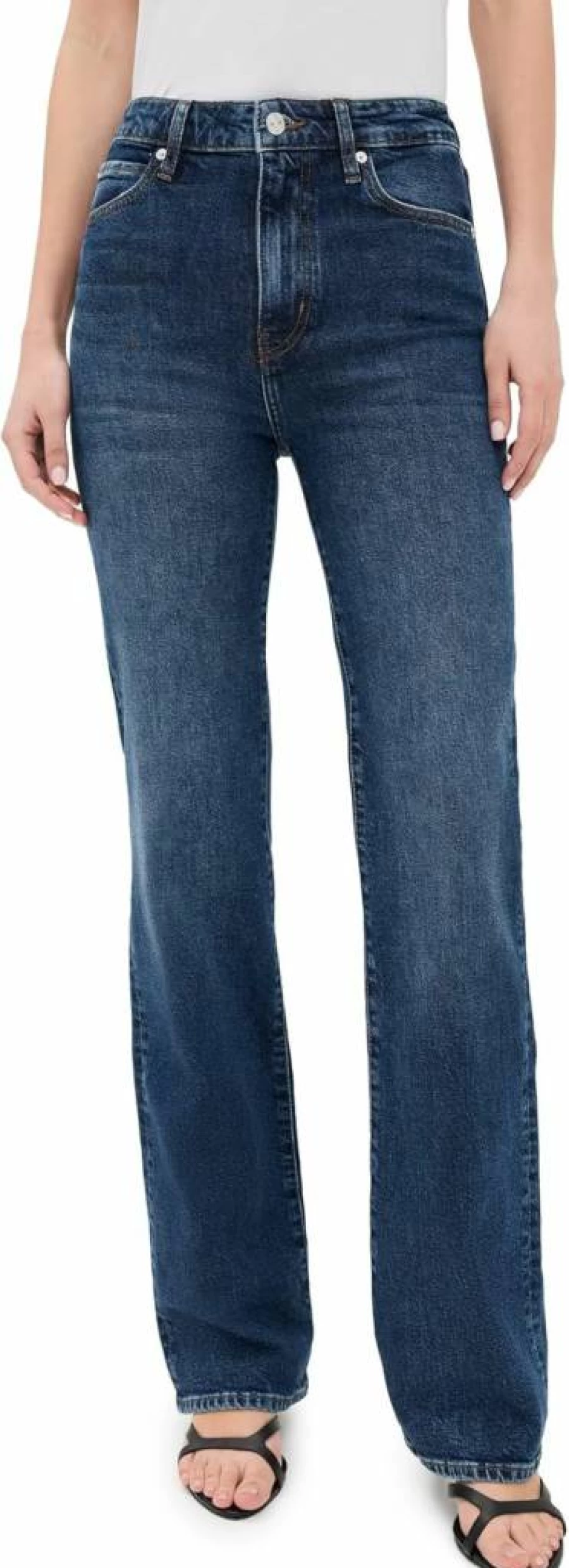 FRAME Women's The Arrow High-Rise Slim Fit Jeans