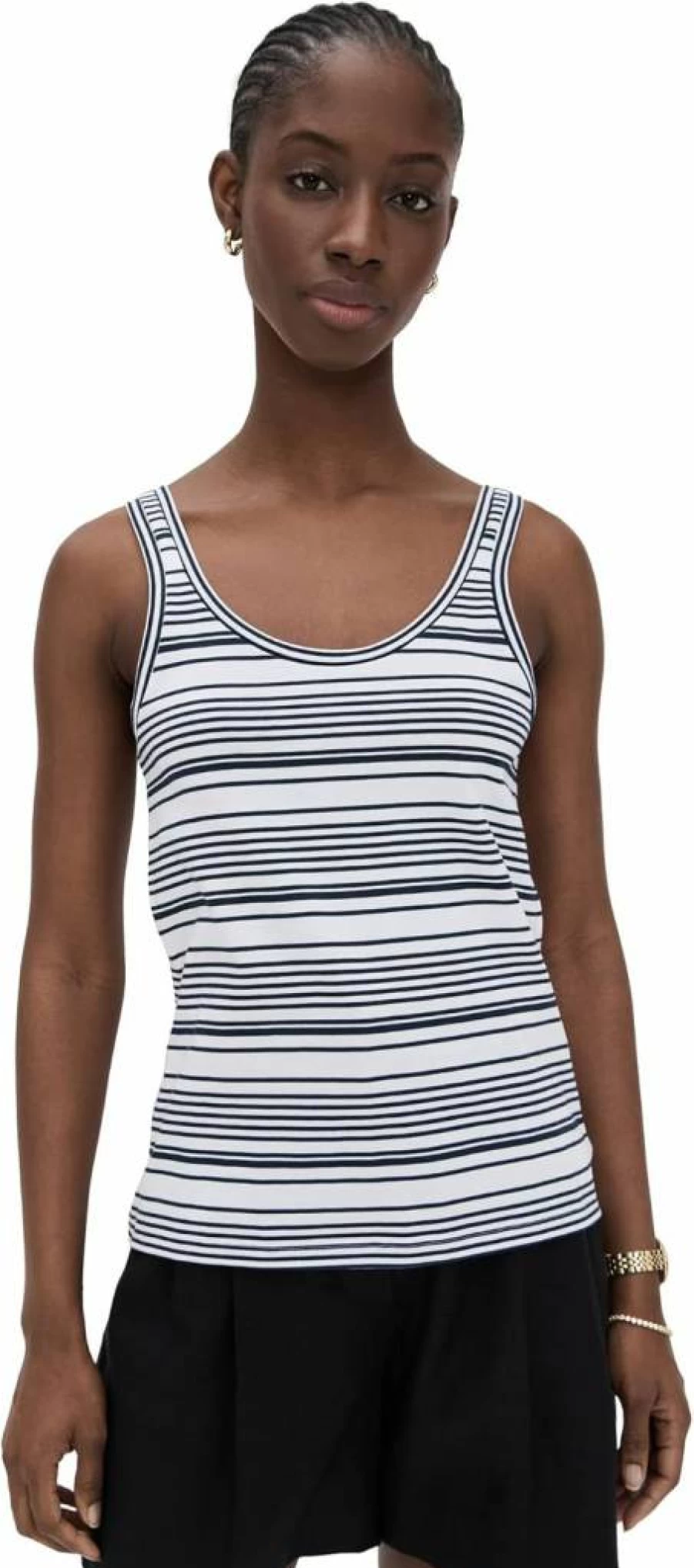 Theory Women's Bram Tank Top - Classic Fit Essential Staple for Wardrobe