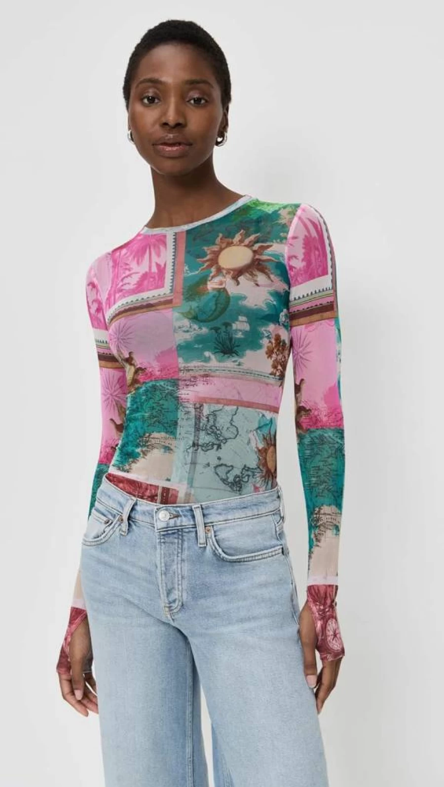 AFRM Women's Kaylee Top - Stylish Casual Blouse for Everyday Wear