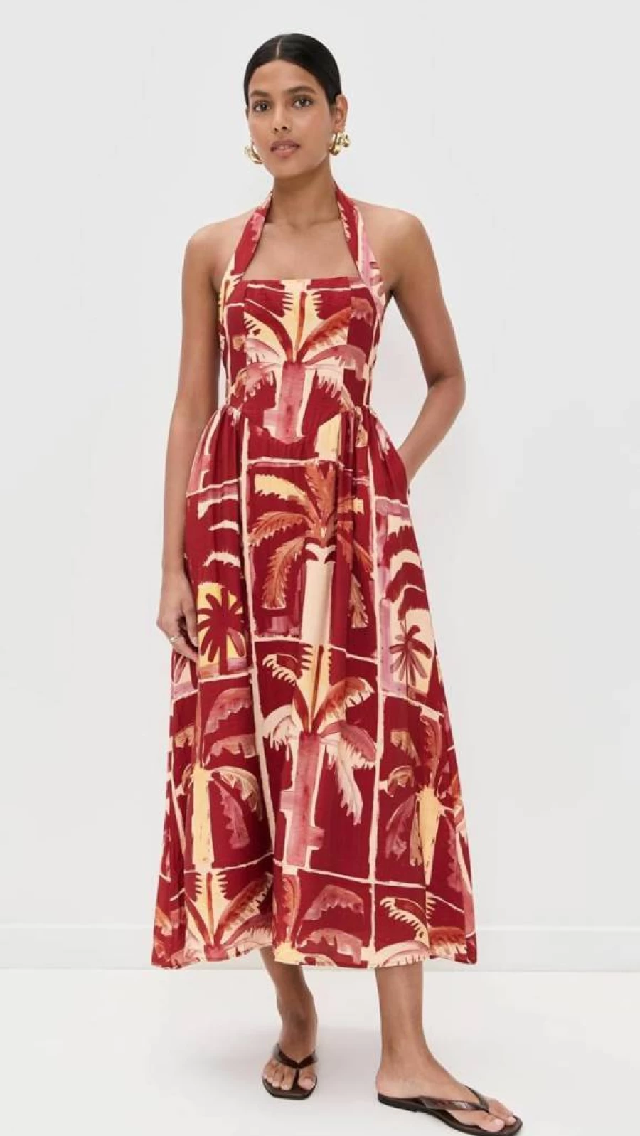 Seven Wonders Women's Arlo Midi Dress - Elegant Flowy Boho Summer Dress