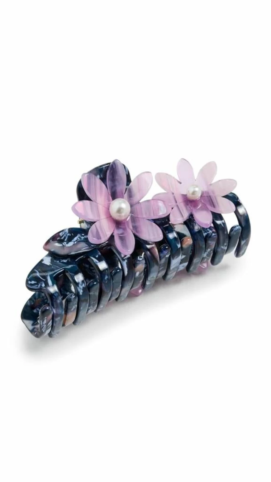 Lele Sadoughi Women's Pastel Mosaic Claw Clip - Blue & Purple Hair Accessory (1 Count)