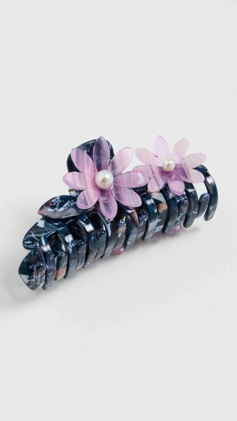Lele Sadoughi Women's Pastel Mosaic Claw Clip - Blue & Purple Hair Accessory (1 Count)