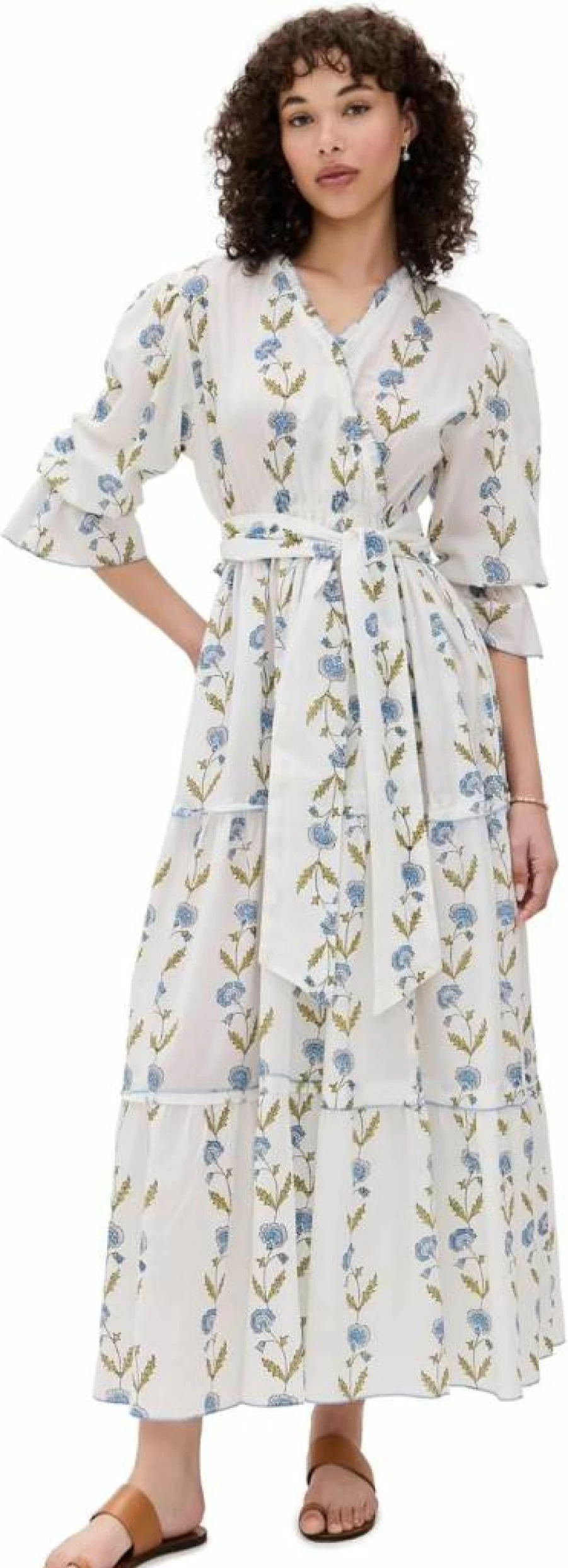 Guadalupe Design Women's Delailah Dress - Elegant Flowy Boho Chic Style