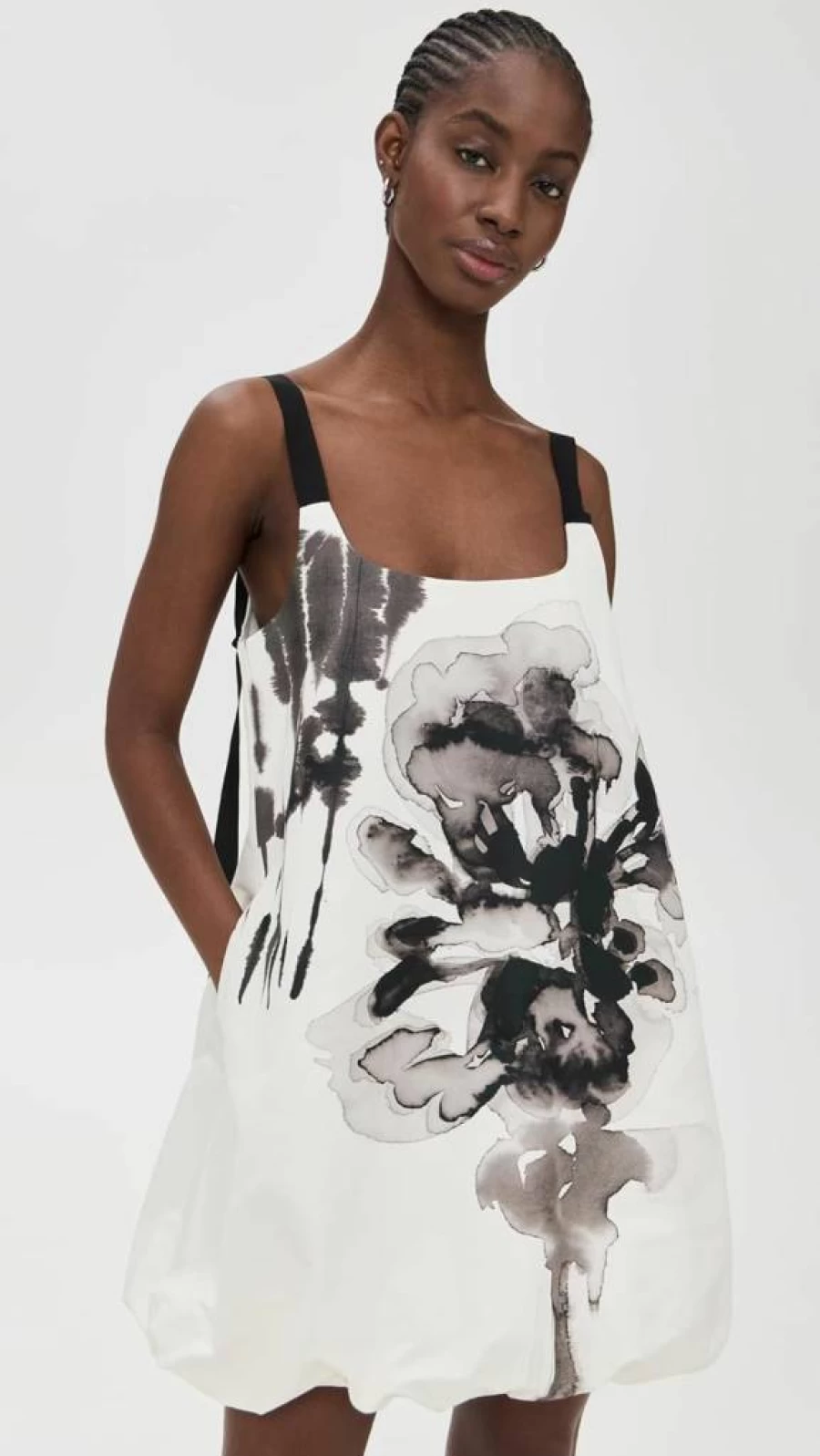 Lee Mathews Women's Morgan Mini Dress - Elegant Short Sleeve Casual Dress