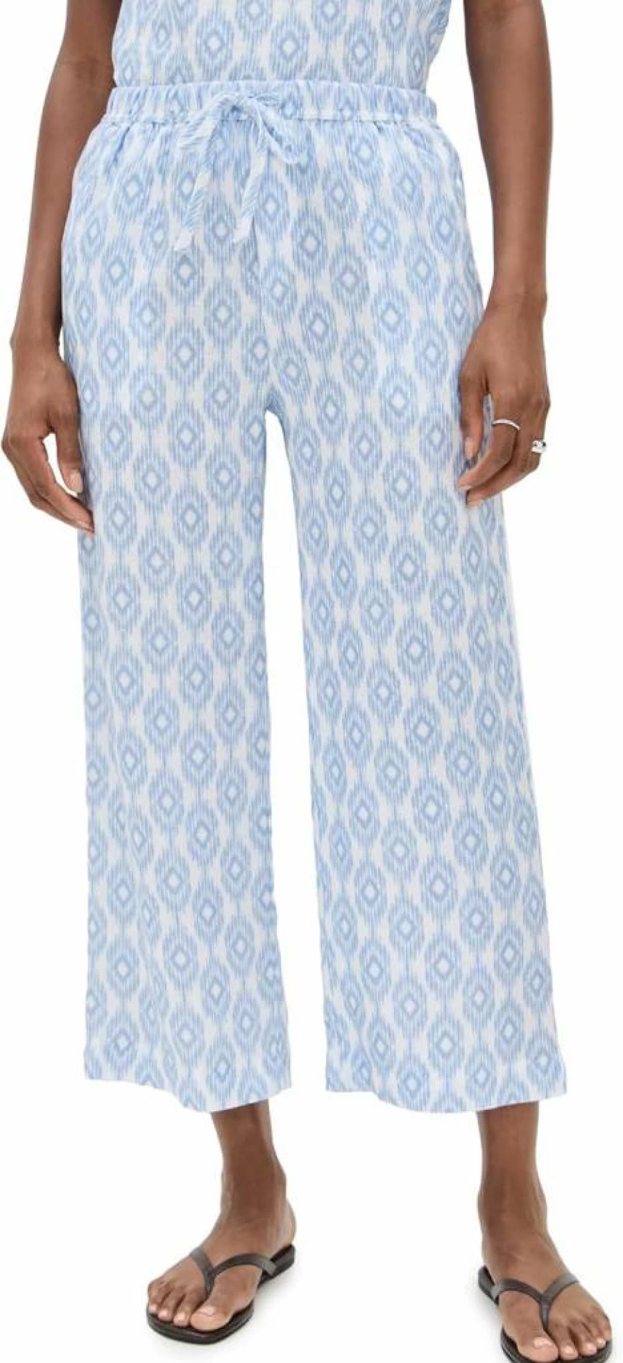 Splendid Women's Angie High-Waisted Wide Leg Cropped Pants - Comfortable & Stylish Trousers
